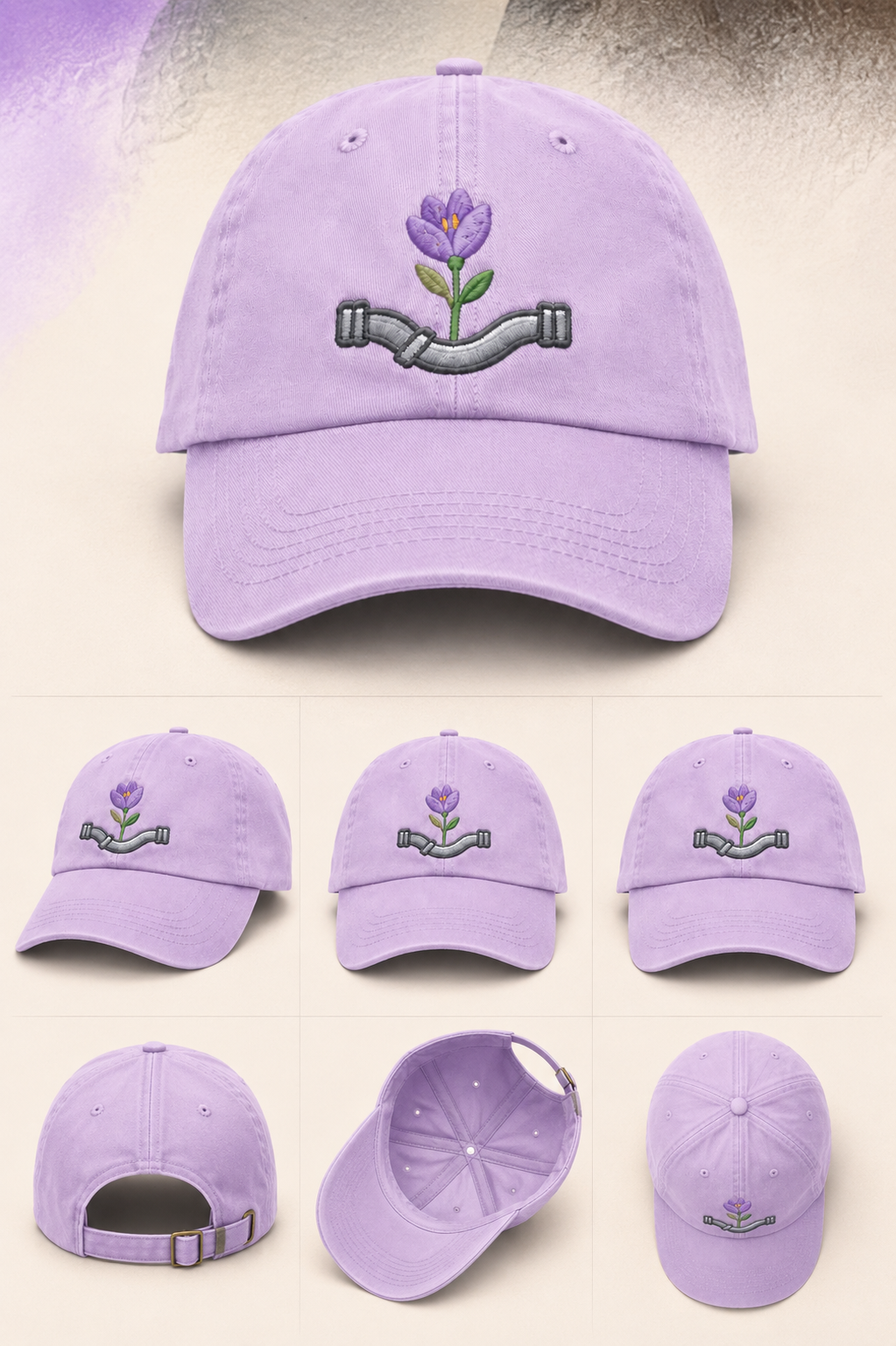 Lilac Cotton Cap